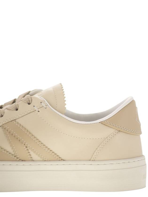 Monaco M Low-Top Sneakers Beige - MONCLER - BALAAN 8