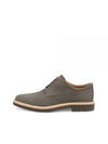 Men's London Metropole Derby Grey Nubuck - ECCO - BALAAN 2