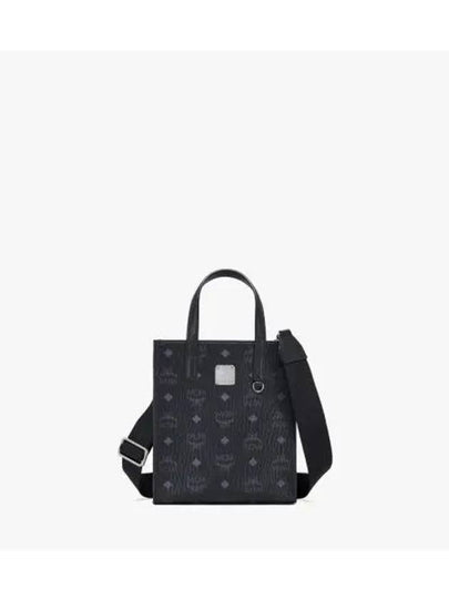 Monogram Print Tote Bag Black - MCM - BALAAN 2