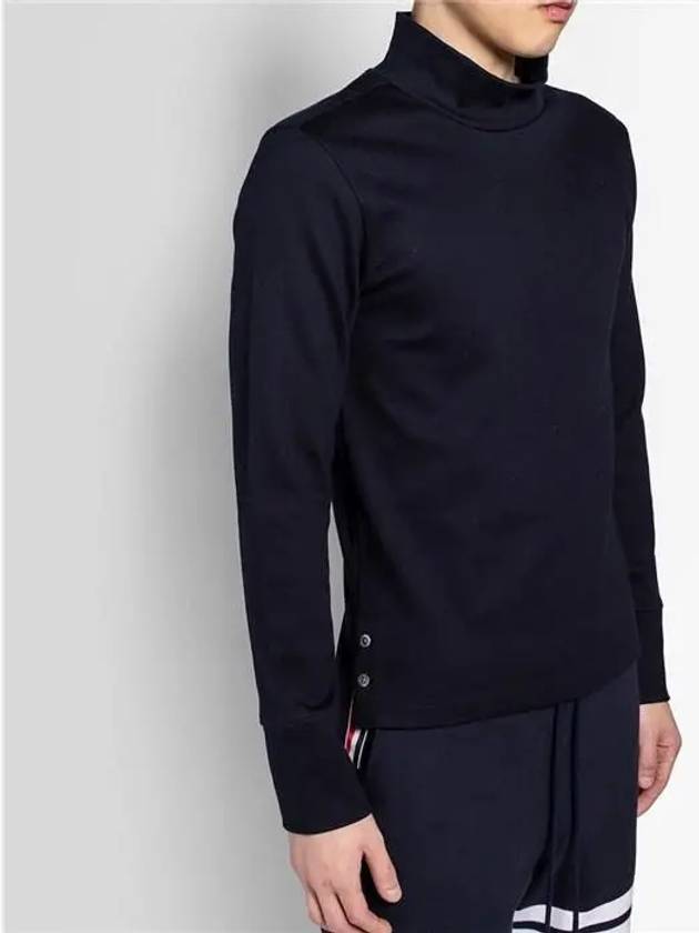 neck long sleeve t shirt - THOM BROWNE - BALAAN 3