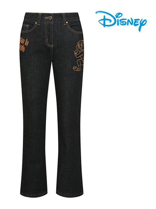 Women s half brushed bootcut denim pants DL3LPJ007 - DISNEY GOLF - BALAAN 1