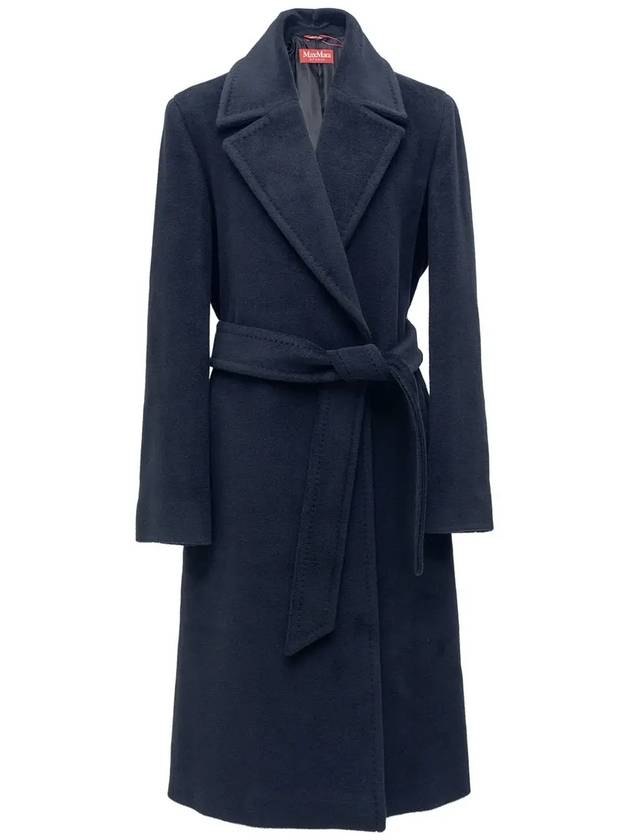 ASTI Virgin Wool Coat Black ASTI 005 - MAX MARA - BALAAN 2