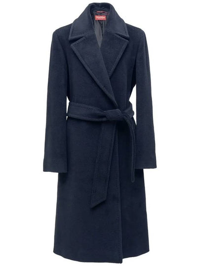 ASTI Virgin Wool Coat Black ASTI 005 - MAX MARA - BALAAN 2