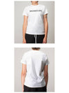 Logo Cotton Short Sleeve T-Shirt White - MONCLER - BALAAN 5