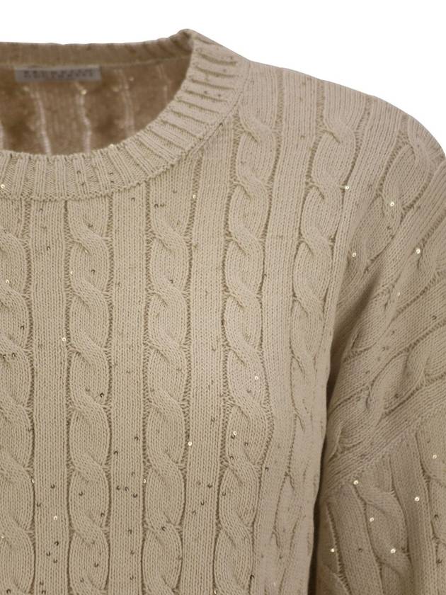 Dazzling Cables cotton jersey - BRUNELLO CUCINELLI - BALAAN 4