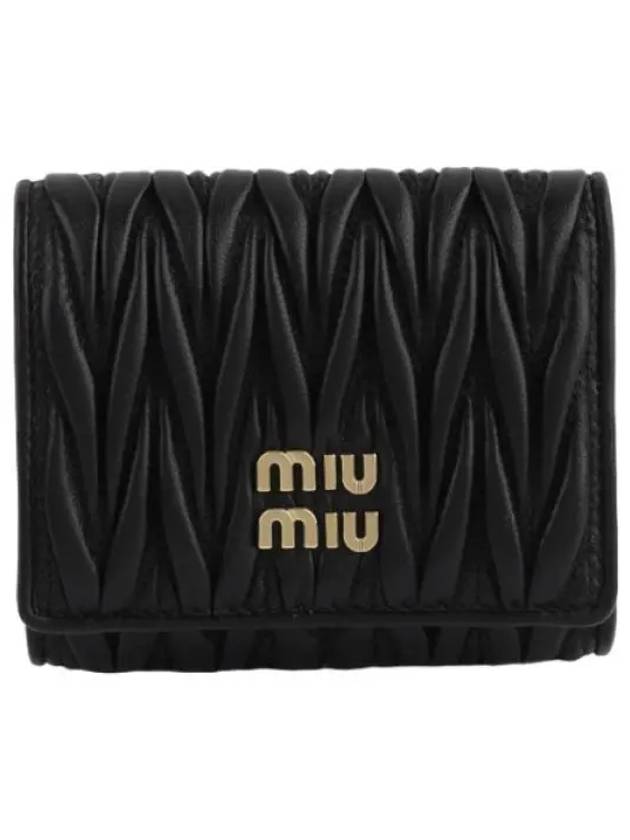 Small Materasse Nappa Leather Wallet Women s Card Holder - MIU MIU - BALAAN 1