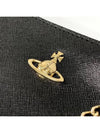 ORB Logo Square Chain Cross Bag Black - VIVIENNE WESTWOOD - BALAAN 8