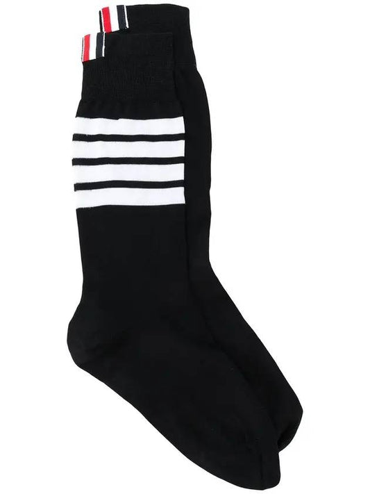 Striped Socks Black - THOM BROWNE - BALAAN 1
