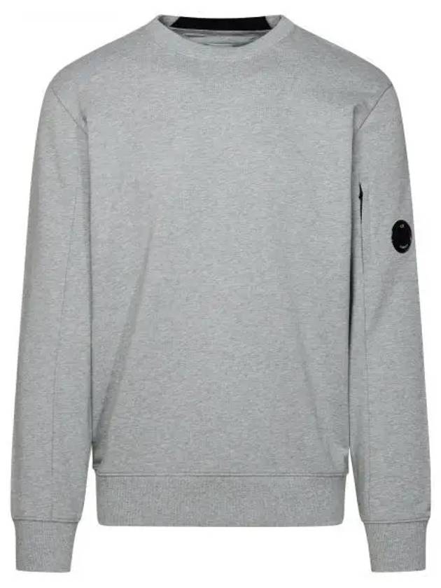 Diagonal Raised Fleece Sweatshirt Grey - CP COMPANY - BALAAN 2