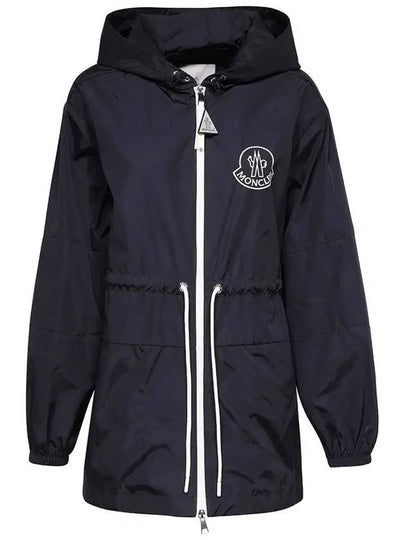 Women's Veirade Hooded Parka Navy - MONCLER - BALAAN 2