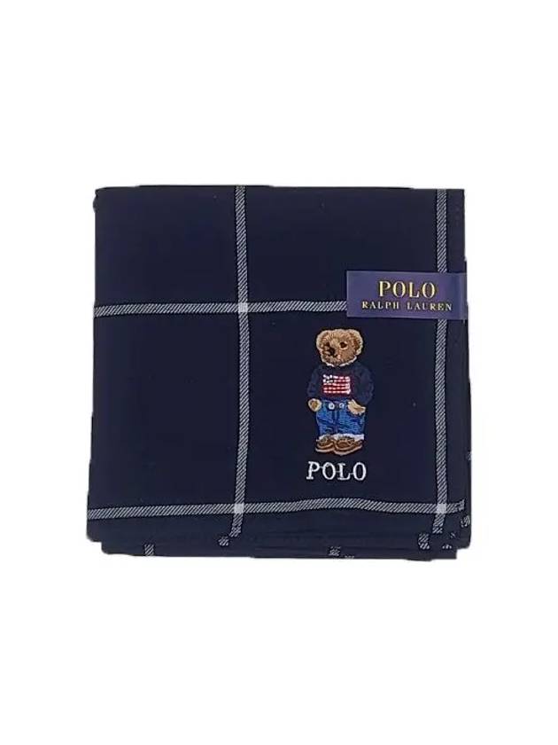 Polo bear embroidery logo square pattern handkerchief 6 - RALPH LAUREN - BALAAN 1