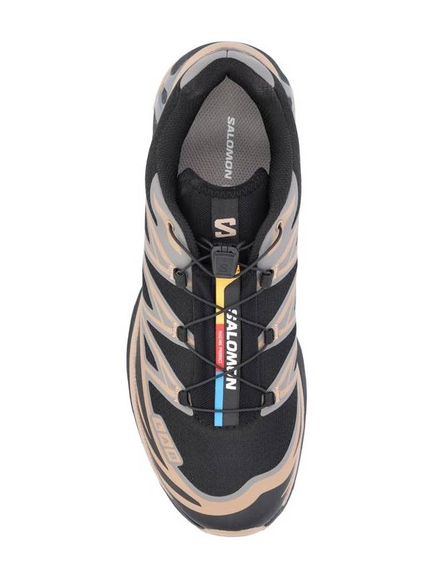 XT 6 Low Top Sneakers Black Portabella Pewter - SALOMON - BALAAN 5