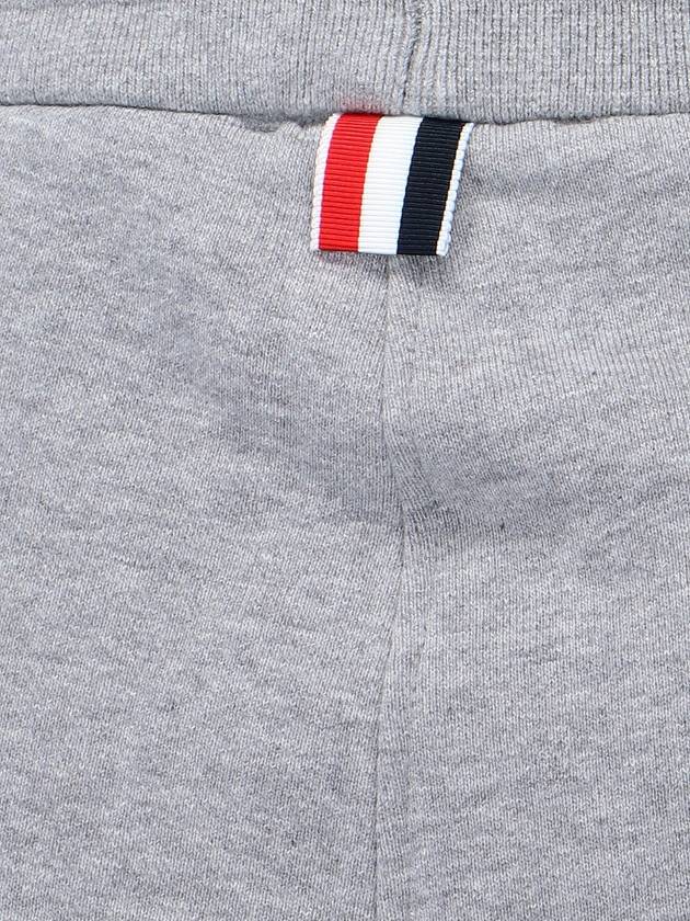 Cotton Loopback Knit Engineered 4-Bar Sweatshorts Light Grey - THOM BROWNE - BALAAN 5