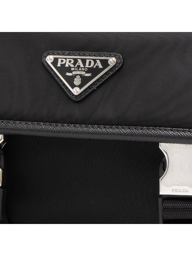 Renylon Saffiano Shoulder Bag Black 2VD034 XOP 2DMH F0002 - PRADA - BALAAN 7