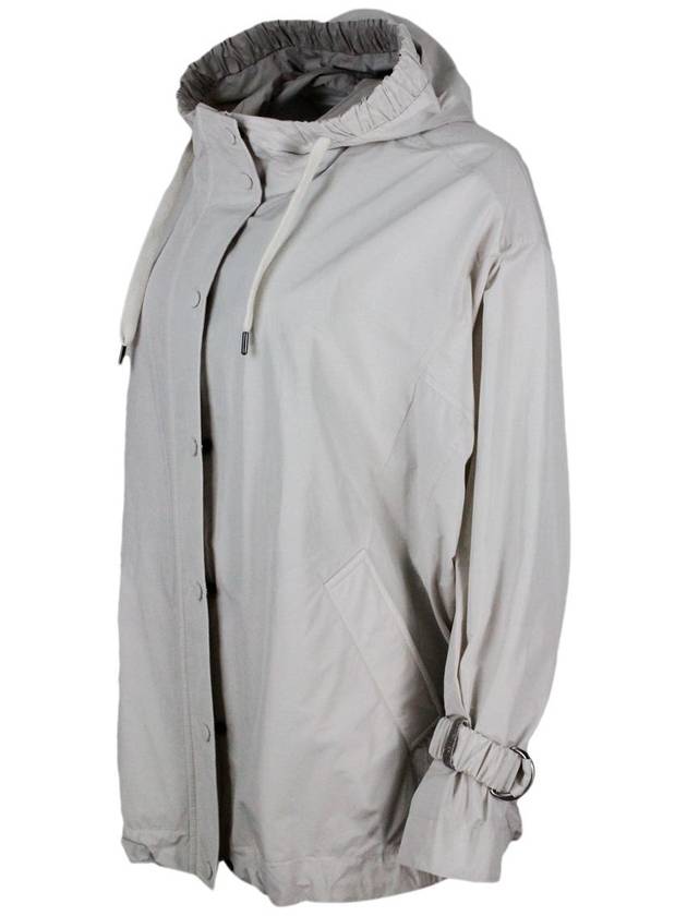 WoMen's Windbreaker Gesso - BRUNELLO CUCINELLI - BALAAN 3