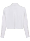 R Crop Shirt WHITE - ILROZE - BALAAN 2