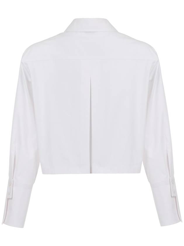 R Crop Shirt WHITE - ILROZE - BALAAN 2