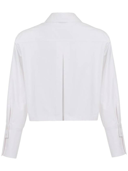 R Crop Shirt WHITE - ILROZE - BALAAN 2