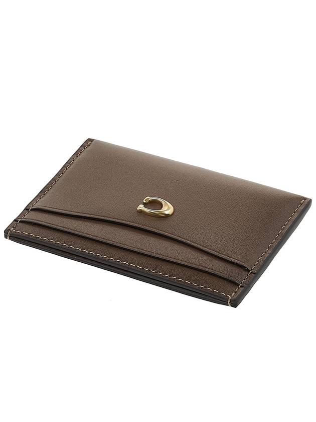 Essential Card Wallet Dark Stone - COACH - BALAAN 5