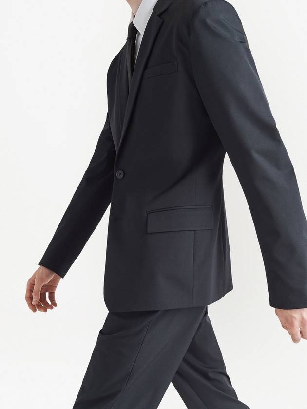 single breasted stretch suit black - PRADA - BALAAN 4