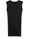 Women's Pleats Short Dress Black - ISSEY MIYAKE - BALAAN 2