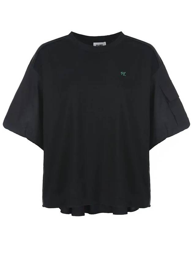 Volume sleeve blouse t-shirt MW3AE112 - P_LABEL - BALAAN 4