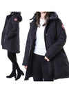 Rossclair Hooded Padding Black - CANADA GOOSE - BALAAN 2