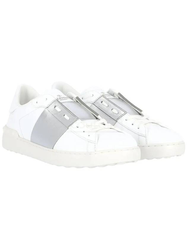 metallic band open sneakers silver - VALENTINO - BALAAN 2