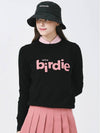 Graphic crew neck long sleeve knit BLACK - MONBIRDIE GOLF - BALAAN 5