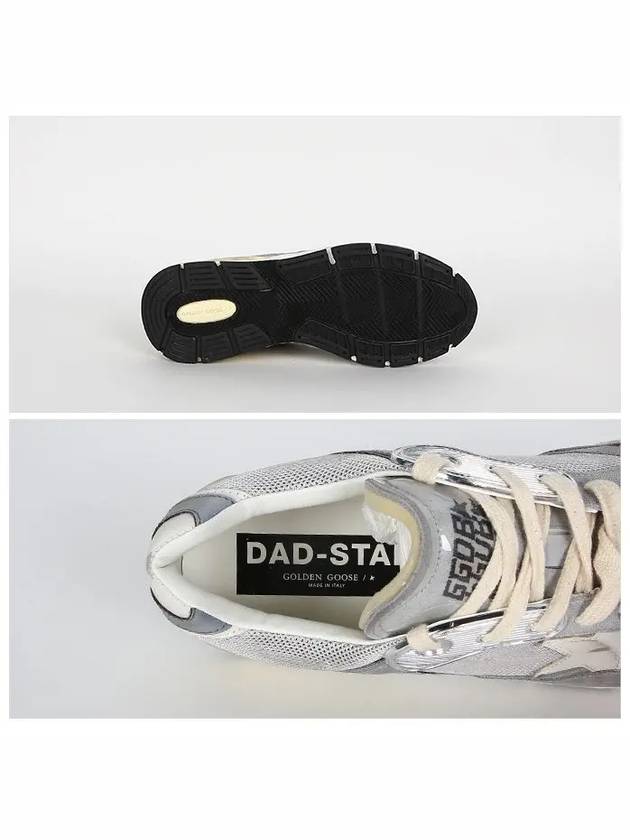 Dad-Star Low Top Sneakers Grey Silver White - GOLDEN GOOSE - BALAAN 5