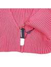 Le Maille Fralu Micro Charm Logo Crop Cardigan Pink - JACQUEMUS - BALAAN.