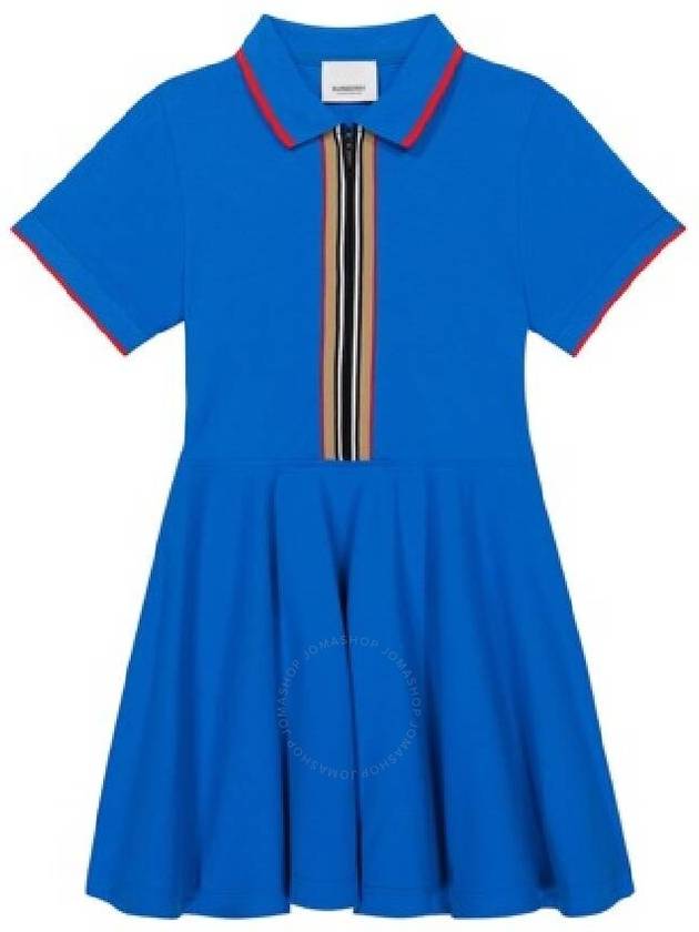 Burberry Girls Canvas Blue Kellyanne Icon Stripe Dress Size 6Y - BURBERRY - BALAAN 1