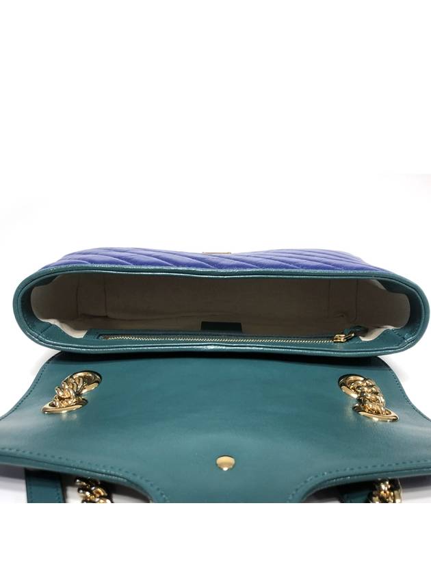 GG Marmont Small Cross Bag Blue - GUCCI - BALAAN 9