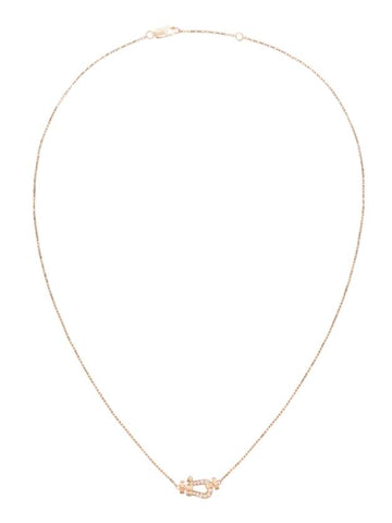 Posten 10 Diamond Necklace Pink Gold - FRED - BALAAN 1