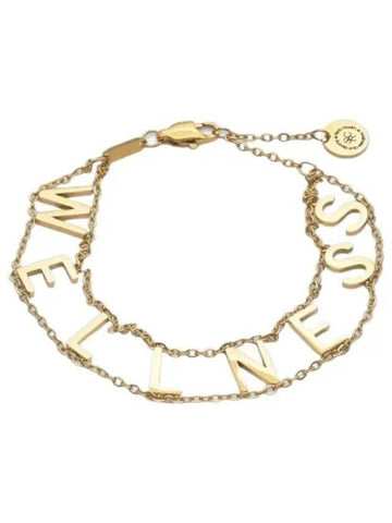 Wellness Chain Link Bracelet Gold - SPORTY & RICH - BALAAN 1