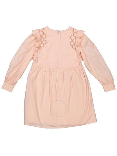 Chloe Girls Washed Pink Embroidered-Scallop Ceremony Midi Dress, Size 12Y - CHLOE - BALAAN 2