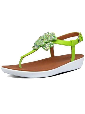 Tia corsage sandals lime green women - FITFLOP - BALAAN 1