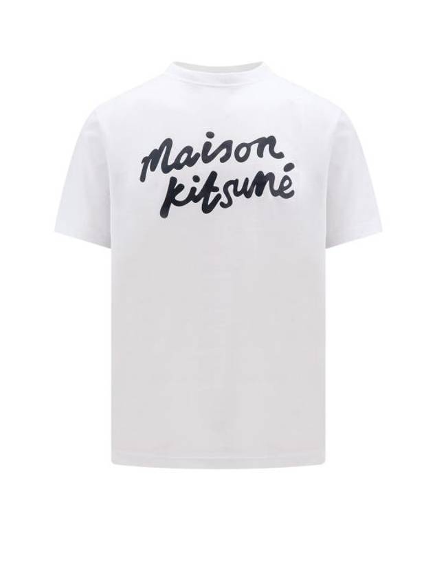 Handwriting Comfort Short Sleeve T-Shirt White - MAISON KITSUNE - BALAAN 1