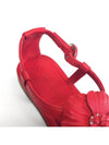 Flip flop red flower sandals 35 Korean size 220mm - LORO PIANA - BALAAN 6