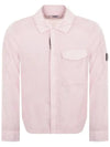 Chrome-R Pocket Over Long Sleeve Shirt Pink - CP COMPANY - BALAAN 3