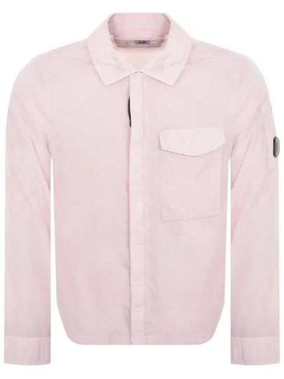 Chrome-R Pocket Over Long Sleeve Shirt Pink - CP COMPANY - BALAAN 2