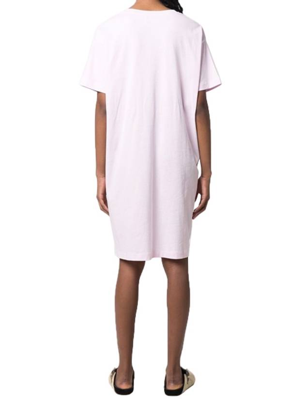 Women's Belted Waist Midi Dress Pink - A.P.C. - BALAAN.