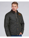 Logo Patch Workers Wax Jacket Sage Green - BARBOUR - BALAAN 2