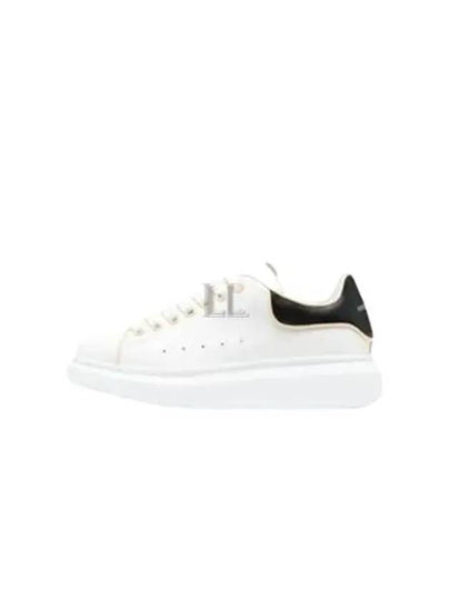 Oversized Black Tab Low-Top Sneakers White - ALEXANDER MCQUEEN - BALAAN 2