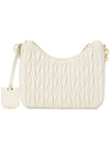 Wonder Matelasse Nappa Leather Shoulder Bag White - MIU MIU - BALAAN 5