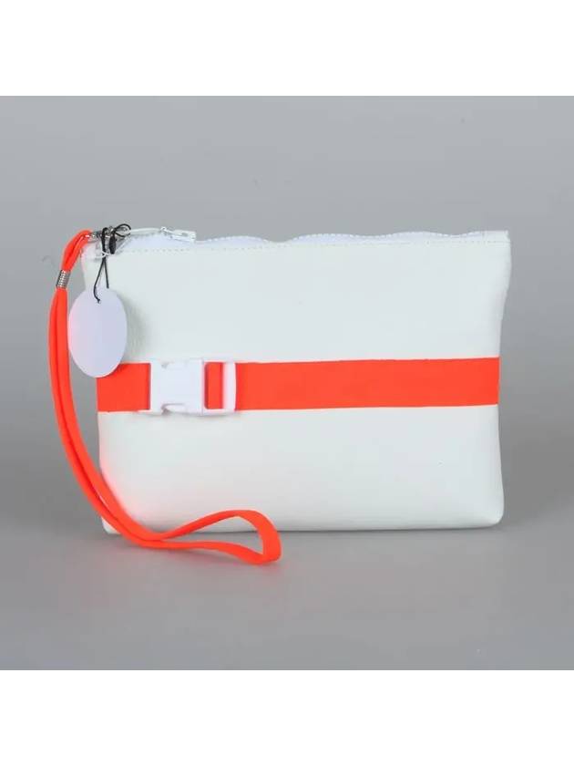 16SS Buckle Fluorescent Orange Clutch Pouch 203 ORANGE LOCK - JOSHUA SANDERS - BALAAN 2