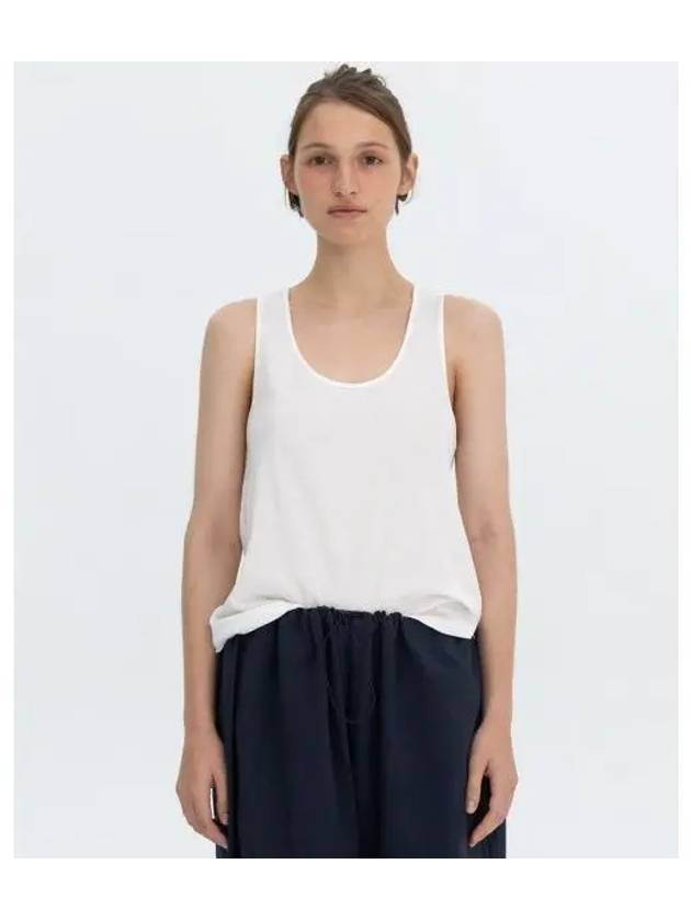 BASIC SLEEVELESS white - BENSIMON - BALAAN 1