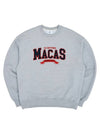 Logo Sweatshirt Melange Grey - MACASITE - BALAAN 2