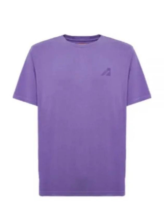 Super Vintage Crew Neck Short Sleeve T-Shirt Purple - AUTRY - BALAAN 2