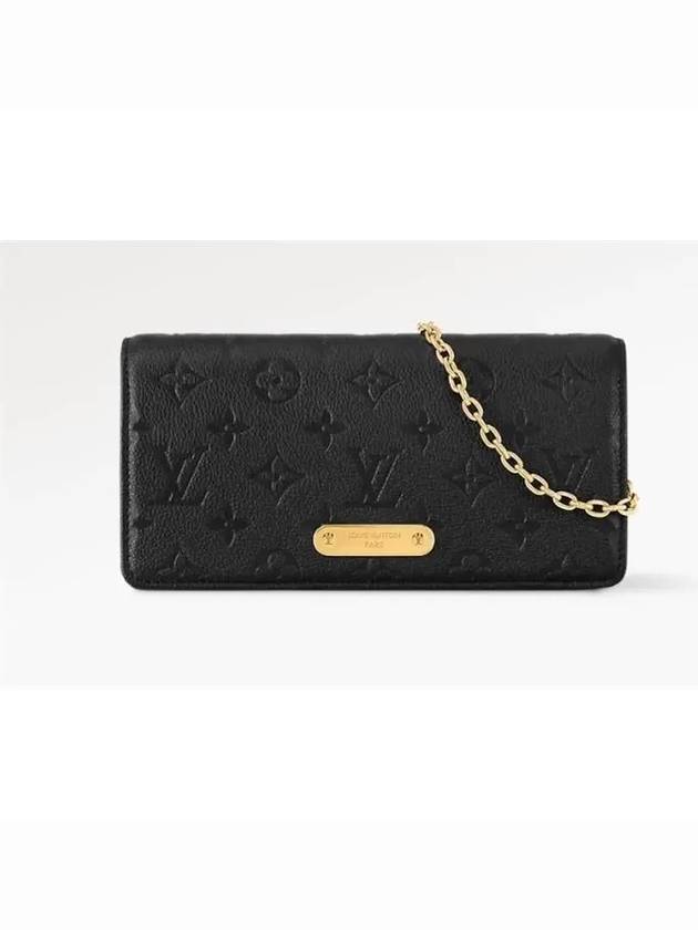 On Chain Lily Monogram Long Wallet Black - LOUIS VUITTON - BALAAN 2